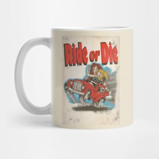 Vintage Hot Rod magazine-  Ride or Die Mug